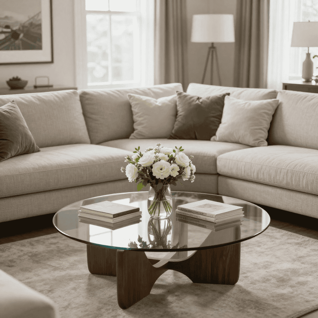 Custom seating with brass details